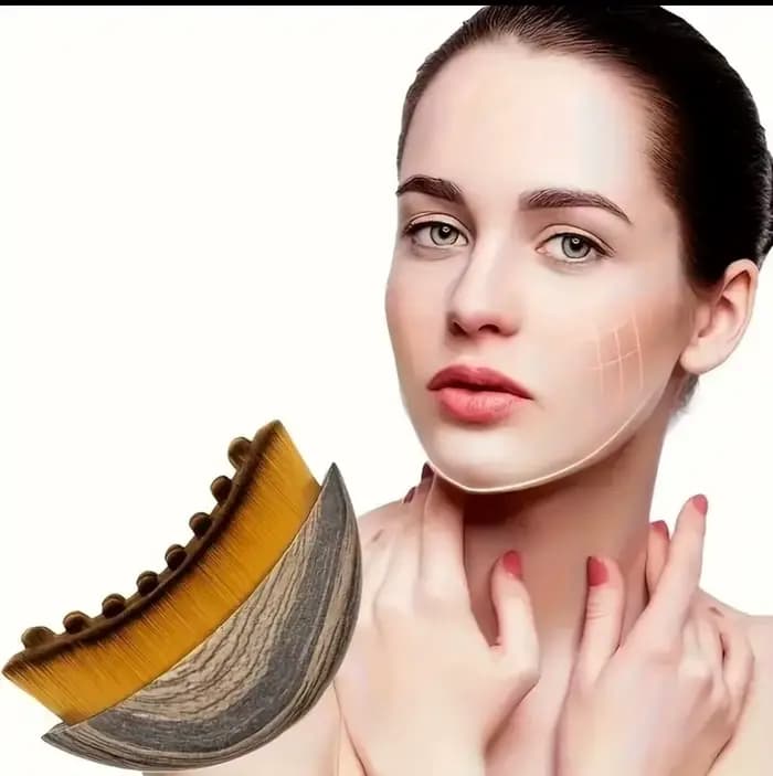 Brosse faciale sèche Portable