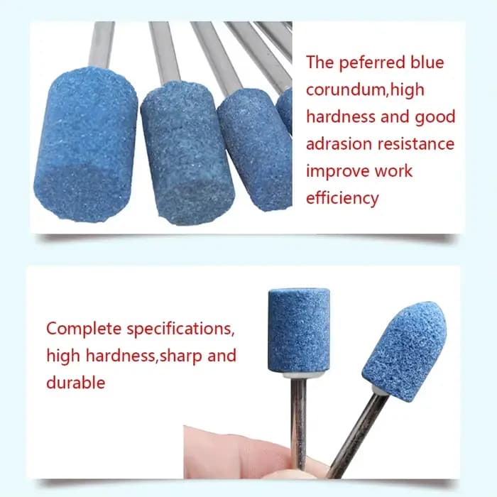 10 pièces de têtes de polissage, roues abrasives montées pour outils électriques rotatifs Dremel, meule électrique, accessoires Dremel