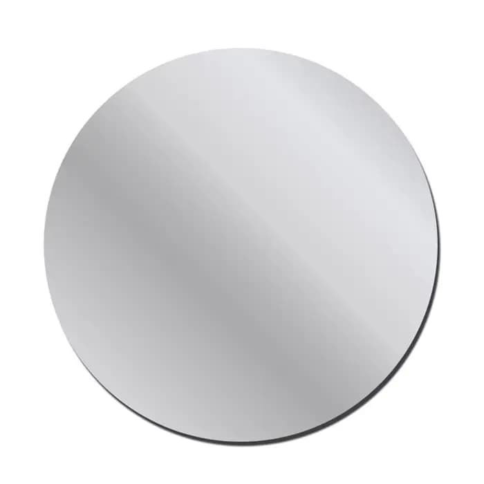 Autocollants de miroir acrylique auto-adhésifs ronds