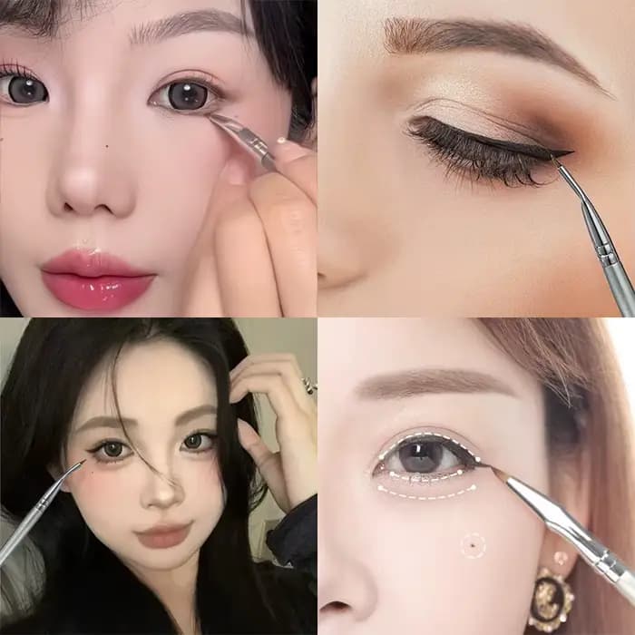 Brosse Eyeliner à tête courbée