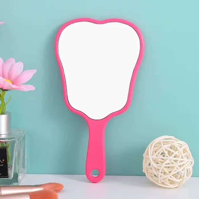 Miroir en plastique Simple en forme de dent