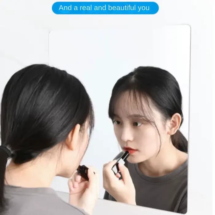 Autocollant mural miroir carré
