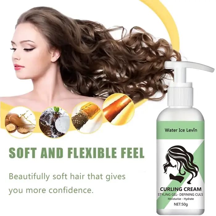 Crème à friser en gel coiffant bouclé – Definir