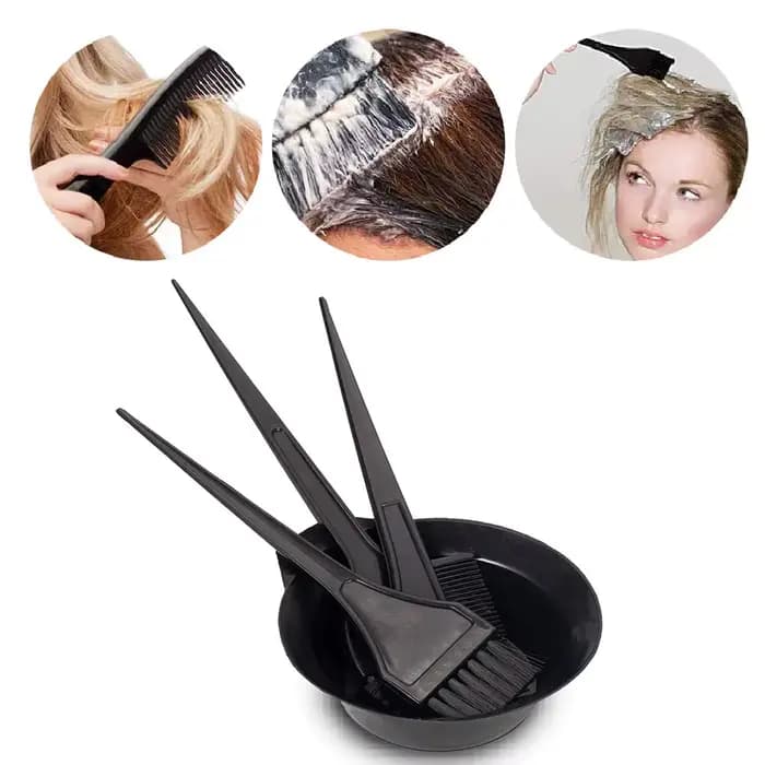 Kit de teinture capillaire : pinceaux et bol