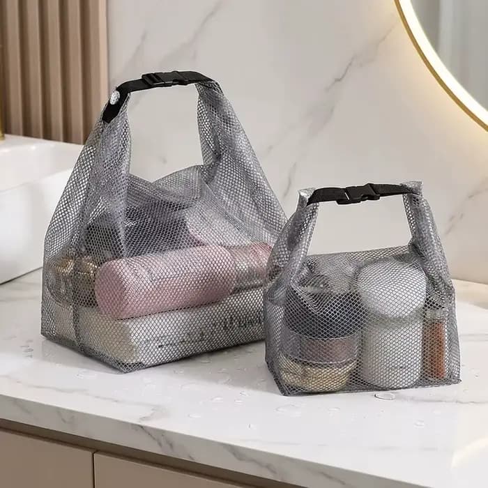 Sac de toilette transparent imperméable pour cosmétiques