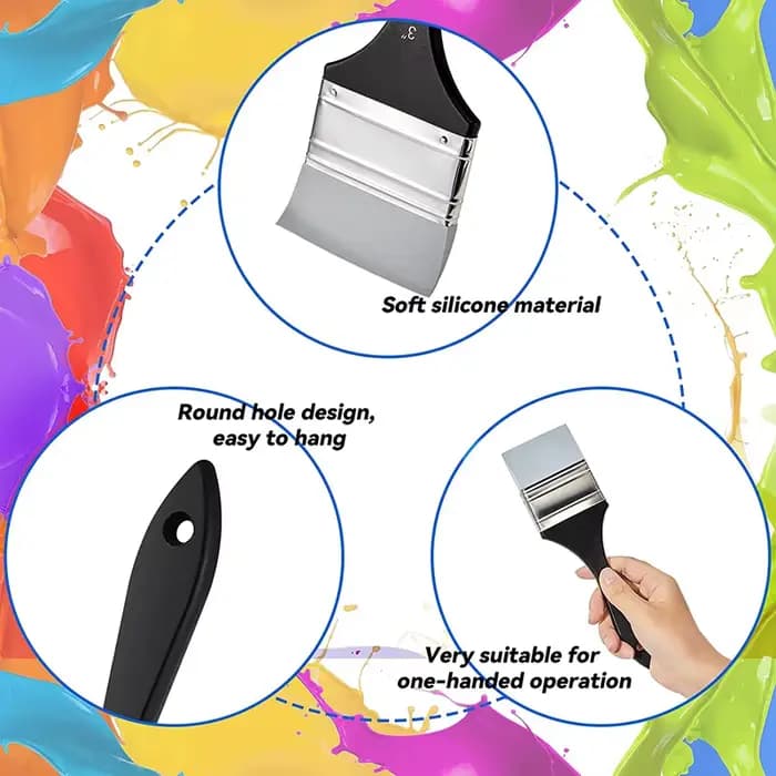 Pinceau façonnant couleur en Silicone