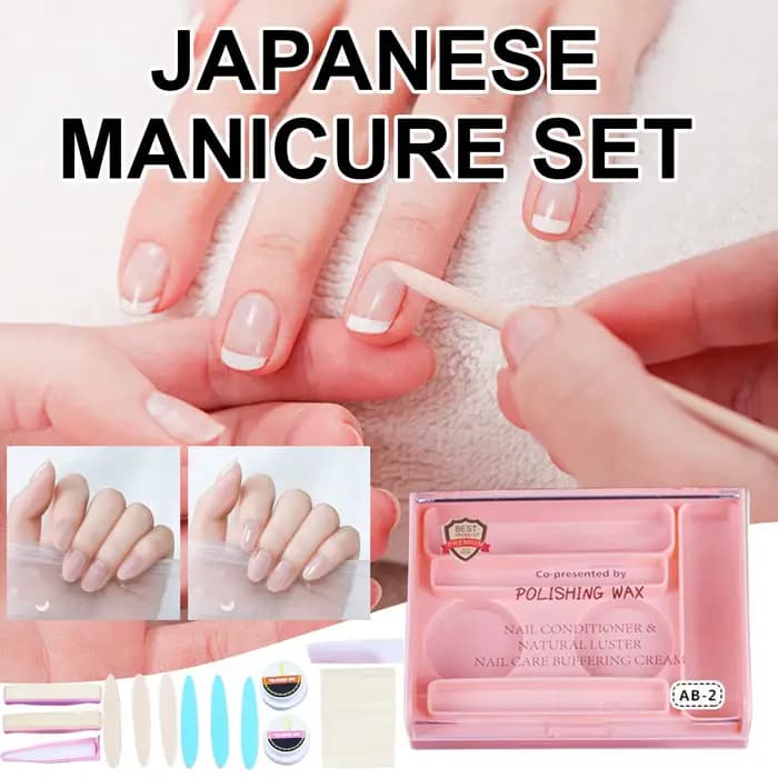 Kit de manucure japonais nourrissant et fortifiant