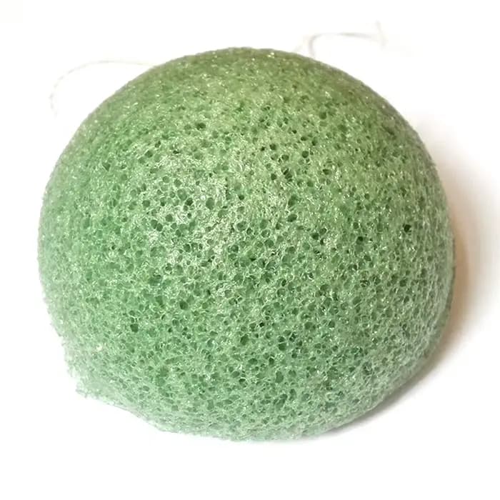 Éponge Konjac ronde pour le lavage du visage