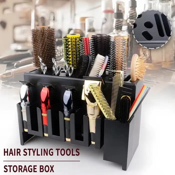 Boîte de rangement pour outils de coiffure