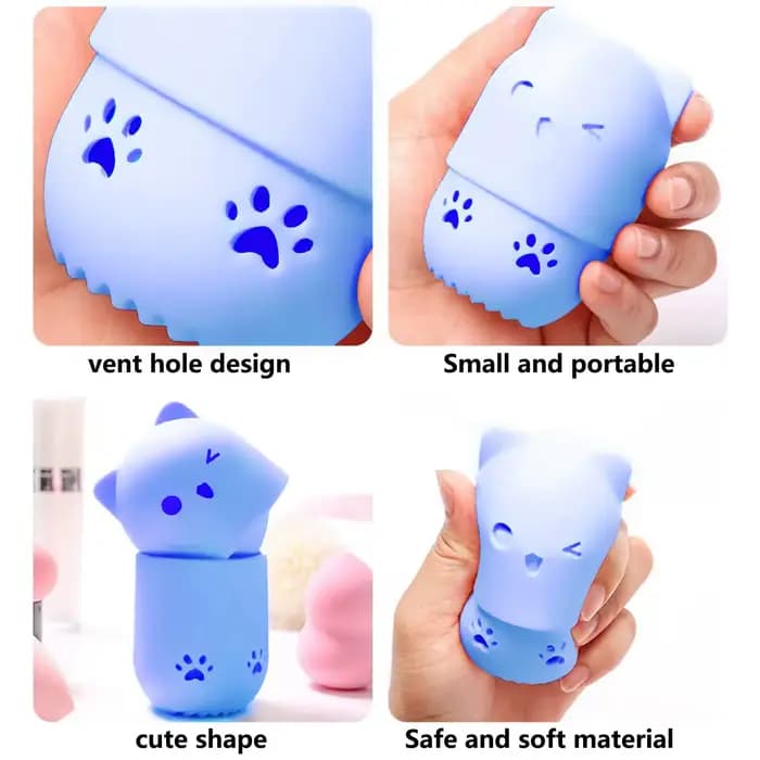 Porte-éponge de maquillage en Silicone