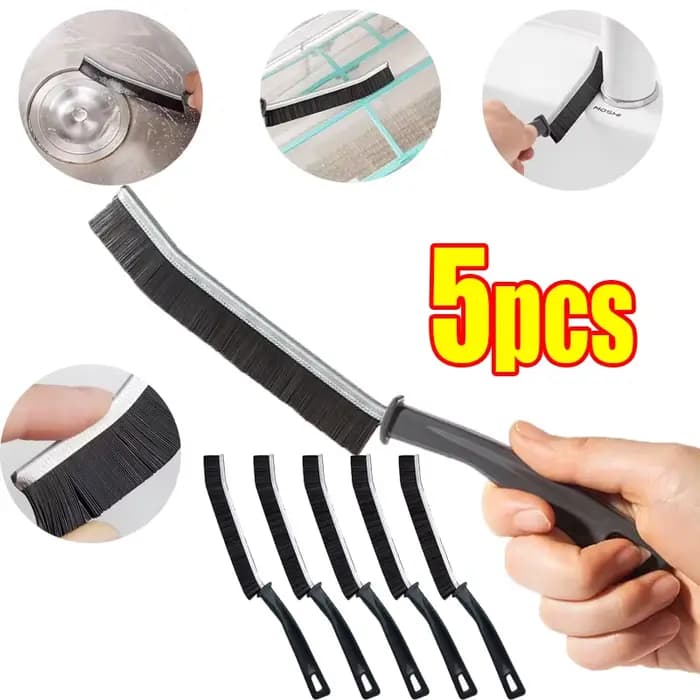 Brosse de nettoyage domestique, épurateur de salle de bains, radiateur, brosse de nettoyage de crevasses, brosses fines multifonctions, manche Long ergonomique