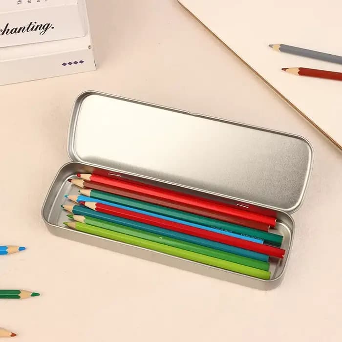 Boîte en fer, crayon métallique polyvalent