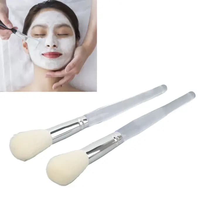 Lot de 2 pinceaux applicateurs pour masque facial