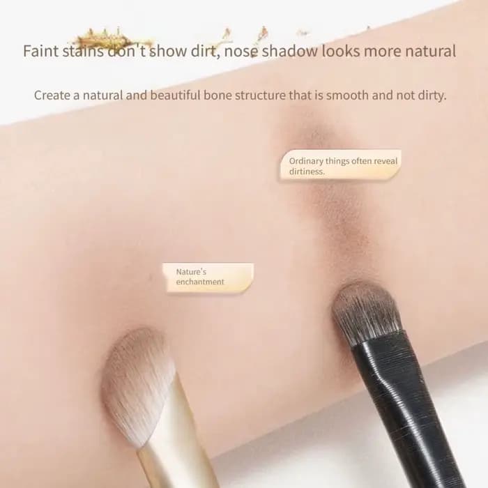 Brosse de mélange et de Contour du nez coudé