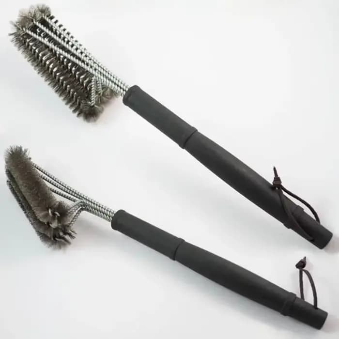 Brosse à Barbecue en Acier Inoxydable, Poils Antiadhésifs, Outil de Nettoyage