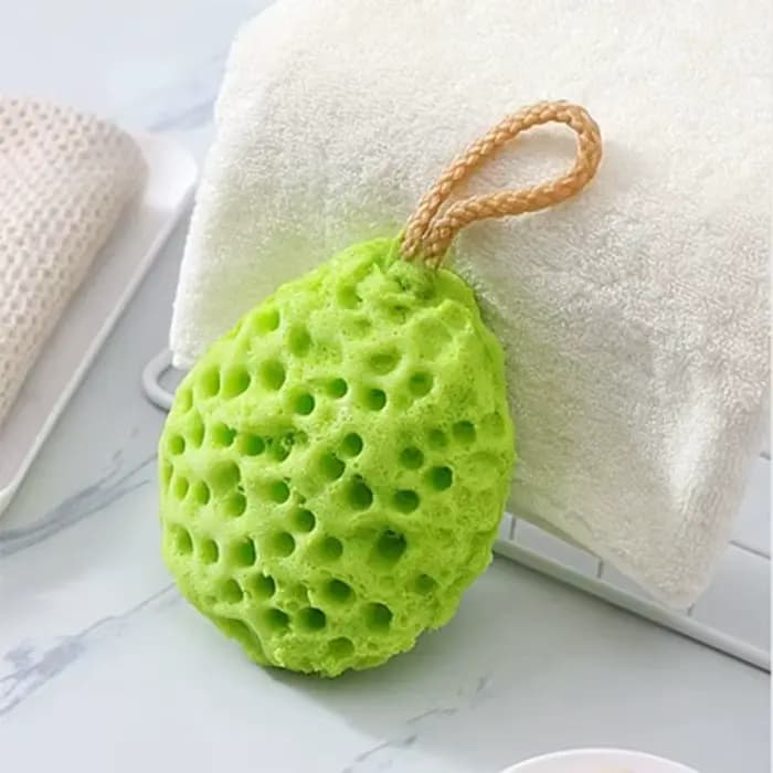 1/4 éponge japonaise : douce et absorbante