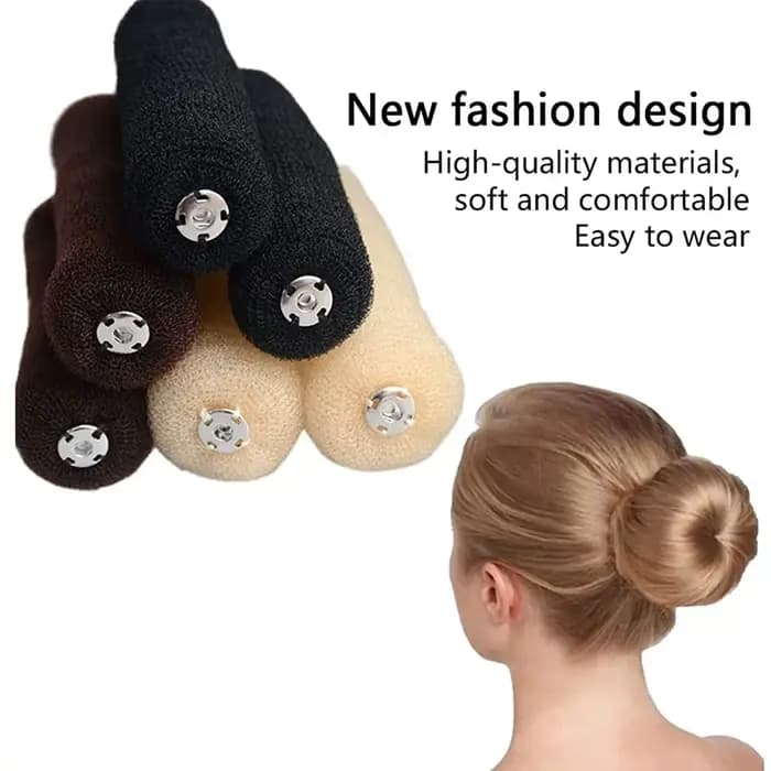 Fabricant de chignon magique noir/marron/Beige
