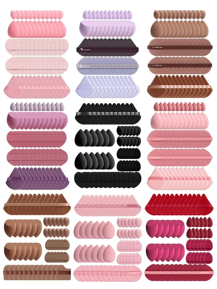 Éponge de maquillage 10/20/40/60 pièces