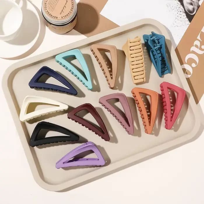 Pince à Cheveux Triangle Givrée pour Femme et Fille