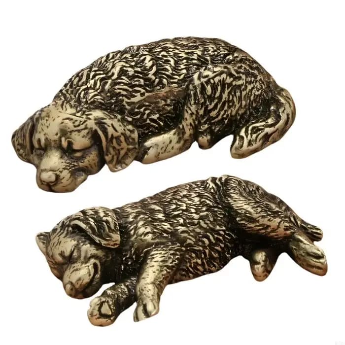 Décors d'étagères d'animaux en métal, Figurines chiens, centres table, décorations pour maison, objets décoratifs rétro