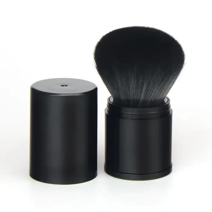 Brosse de maquillage à tête rétractable pour femme et fille