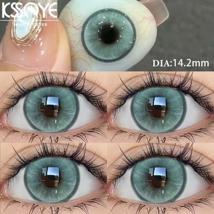 Lentilles de Contact Vertes avec Dioptrie