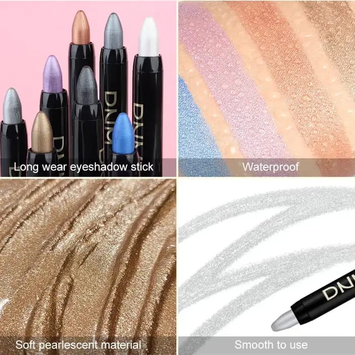 Bâton de crayon de fard à paupières noir foncé fumé