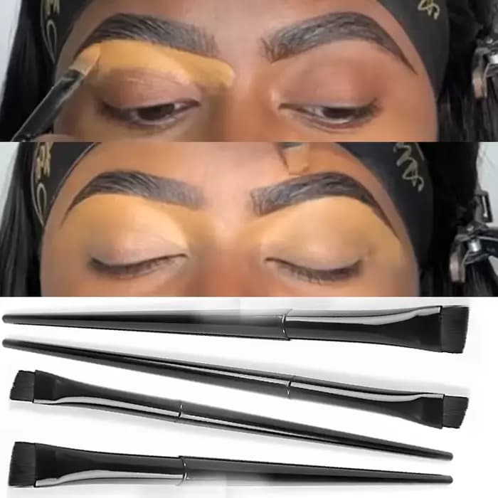 Blade Bevel Flat Fine Brow Make Up Brushes