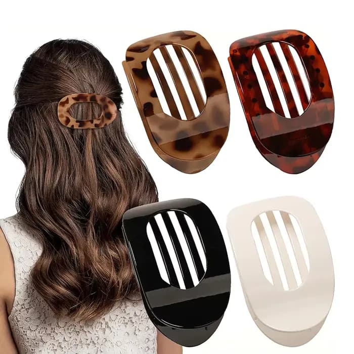 Pinces à cheveux plates 4 pièces