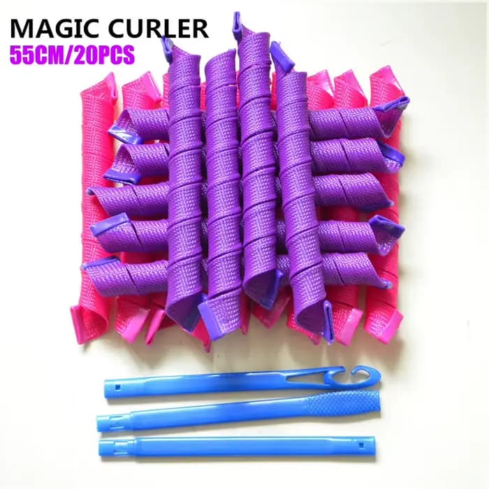 20 pièces/sac 55cm bigoudis magiques