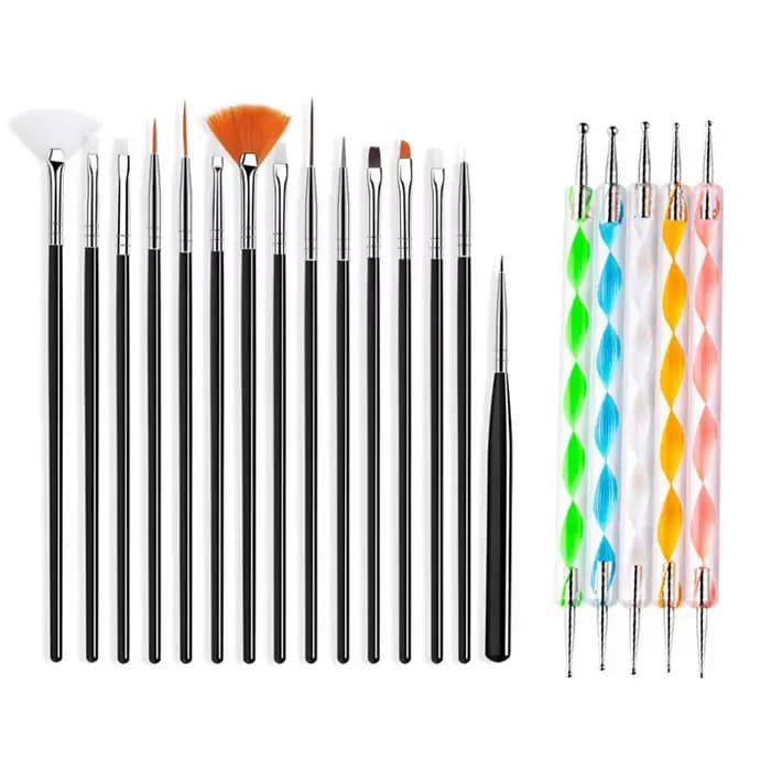 Ensemble de pinceaux pour Nail Art