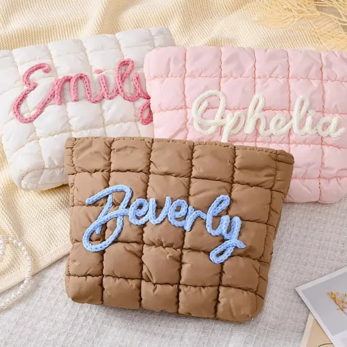 Pochette à maquillage personnalisée