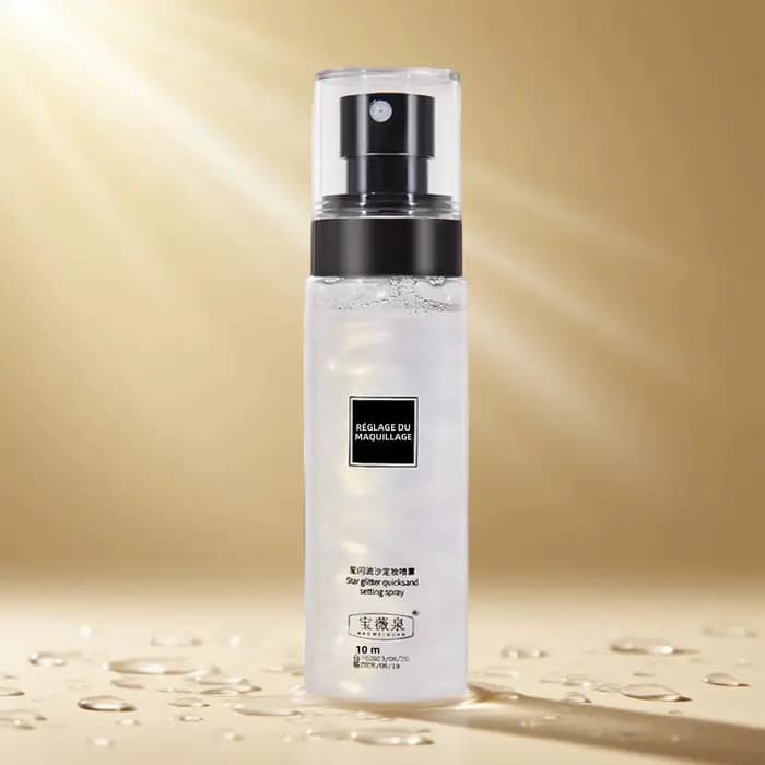 Spray fixateur de maquillage longue durée