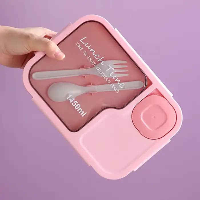 Bento Lunch Box for Kids Girls, Cartoon Students, Kawaii Cute Metropolitan, 3 Grid Sandwich, Snack Food Box, Special Canteen, Food Storage