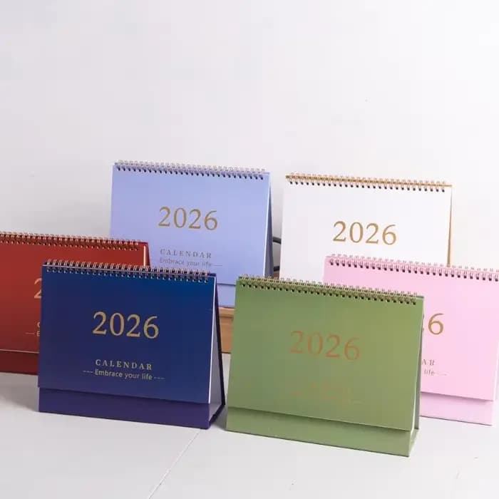 Calendrier de planificateur à mini bobine pour accessoires de bureau ; Conception simple et compacte