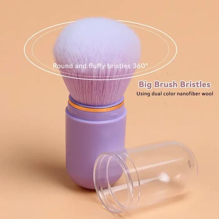 Pinceau de maquillage rétractable