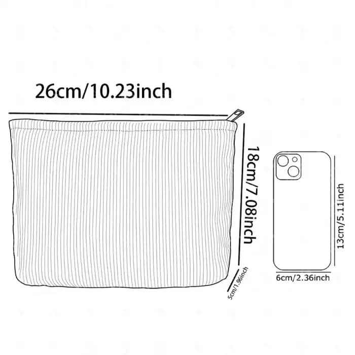 Sac de maquillage imprimé à motif de lèvres
