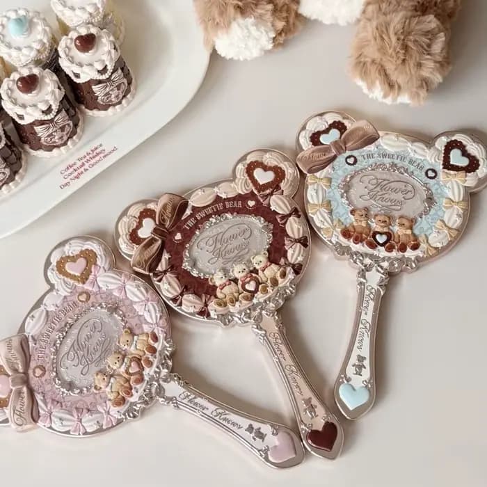FLOWER KNOWS THE SWEETIE BEAR COLLECTION Maquillage Miroirs à main Miroir cosmétique