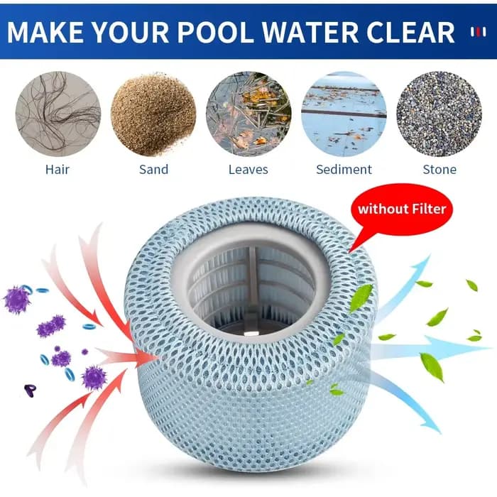 Mspa-Cartouche et filtre de protection pour piscines et bains chauds, accessoires en maille, 4/2/1 pièces