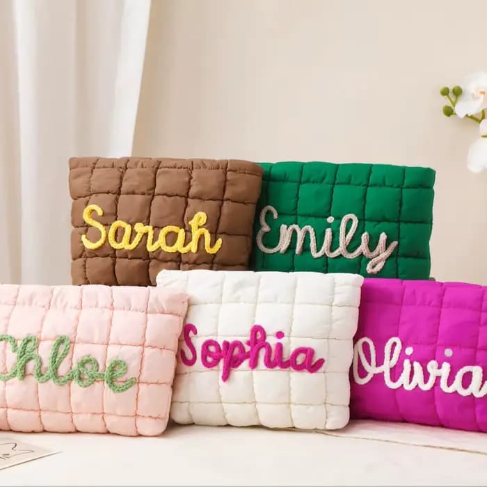 Pochette à maquillage personnalisée