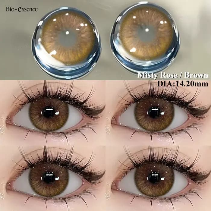 Lentilles de contact vertes bio-essense pour les yeux