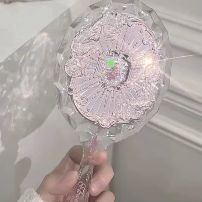 Flower Knows Shell's Jewel Collection Miroir Cosmétique portatif Outils de maquillage compacts