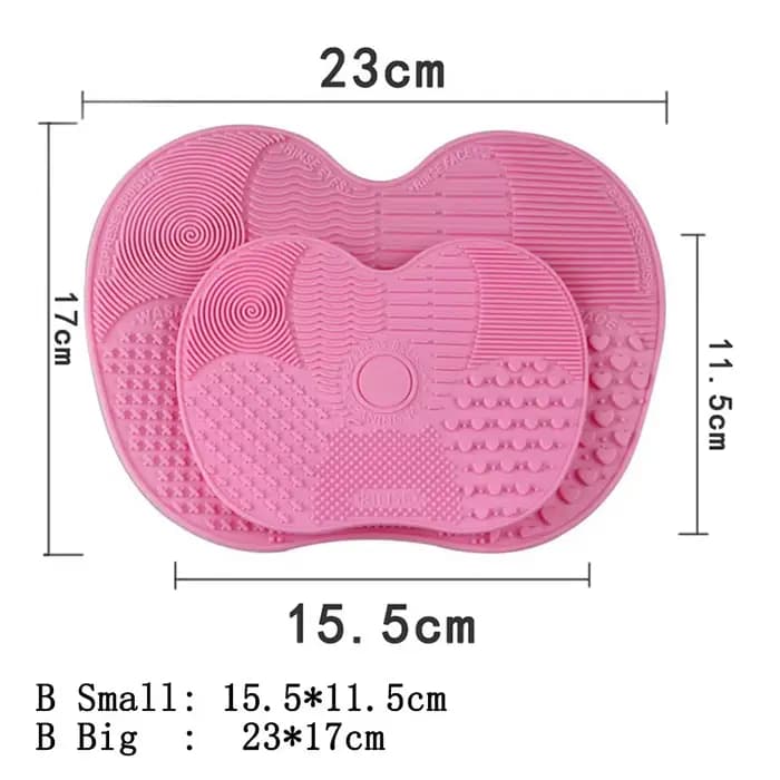 Tampon à récurer brosse cosmétique
