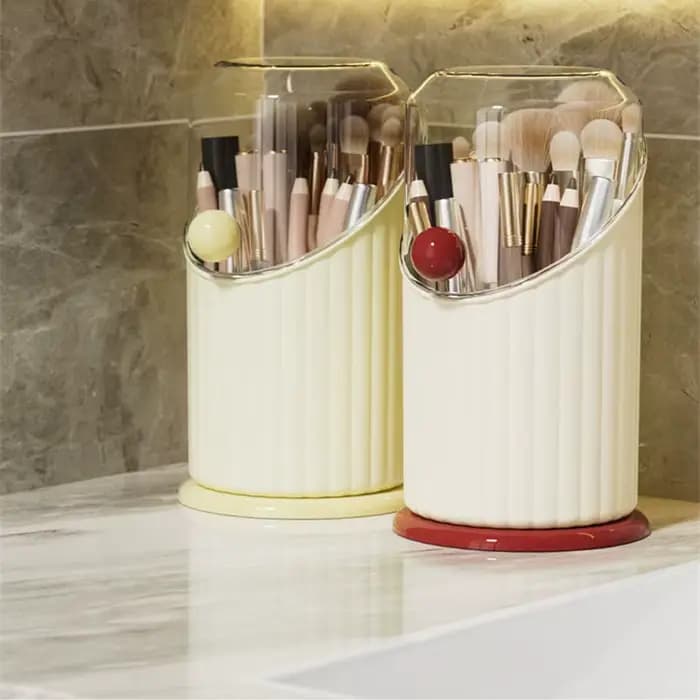Boîte de rangement pour pinceaux de maquillage
