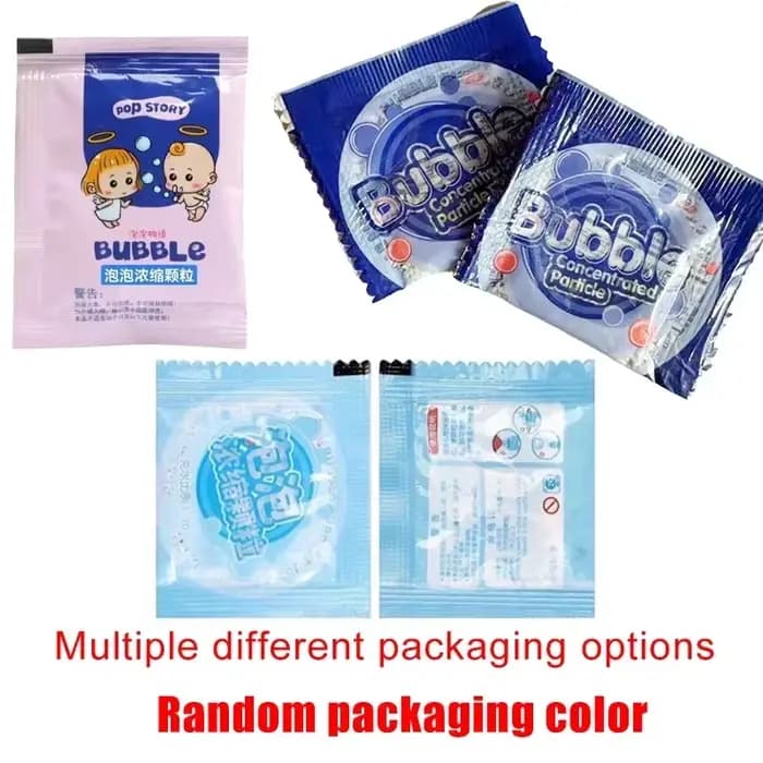 10-40 pièces Machine à bulles supplément liquide coloré bulle concentré granulés 10 pièces ≈ 750ml pistolet à bulles supplément granulés