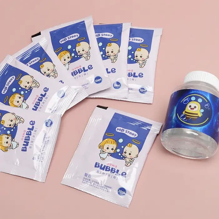 10-40 pièces Machine à bulles supplément liquide coloré bulle concentré granulés 10 pièces ≈ 750ml pistolet à bulles supplément granulés