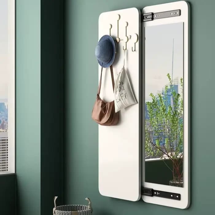Miroir d'ornement blanc Design moderne
