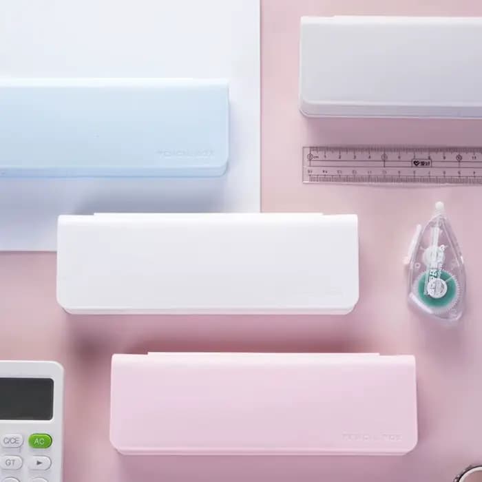 Trousse à crayons en plastique de haute qualité, boîte à stylos Portable de grande capacité, organisateur de papeterie pour élèves du primaire