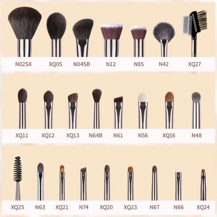 Ensemble de pinceaux de maquillage professionnels OVW 24 pièces adapté aux débutants