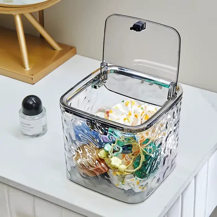 Boîte de rangement pour accessoires de cheveux
